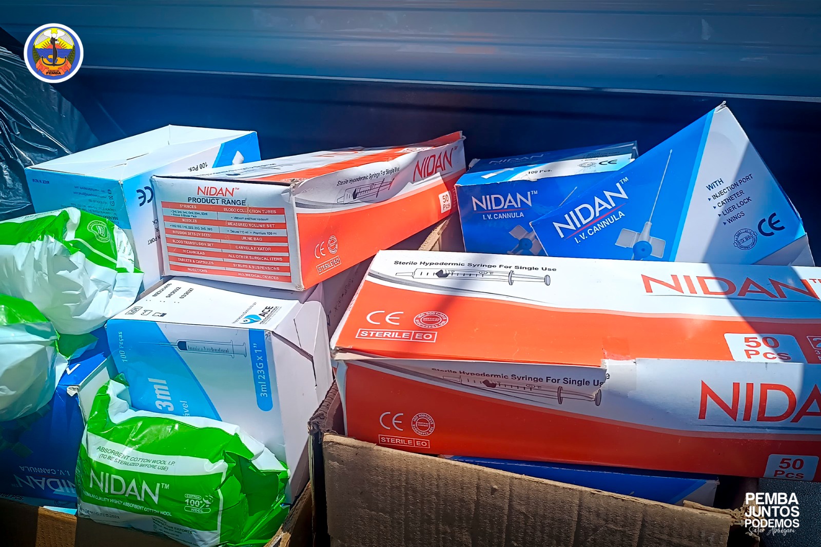 CMCP reforça estoque de material médico nos Centros de Saúde