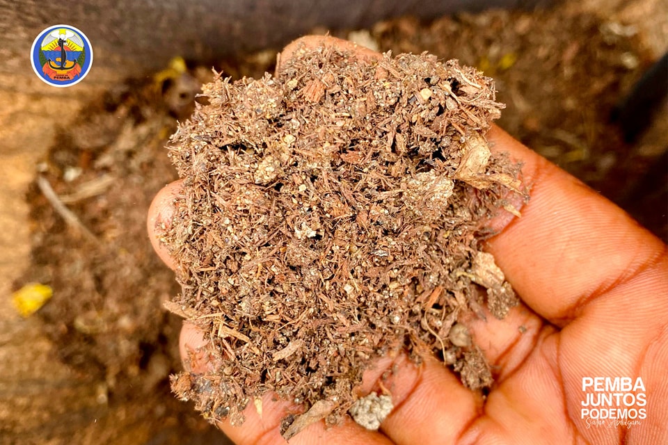 Famílias transformam lixo orgânico em adubo natural na Cidade de Pemba