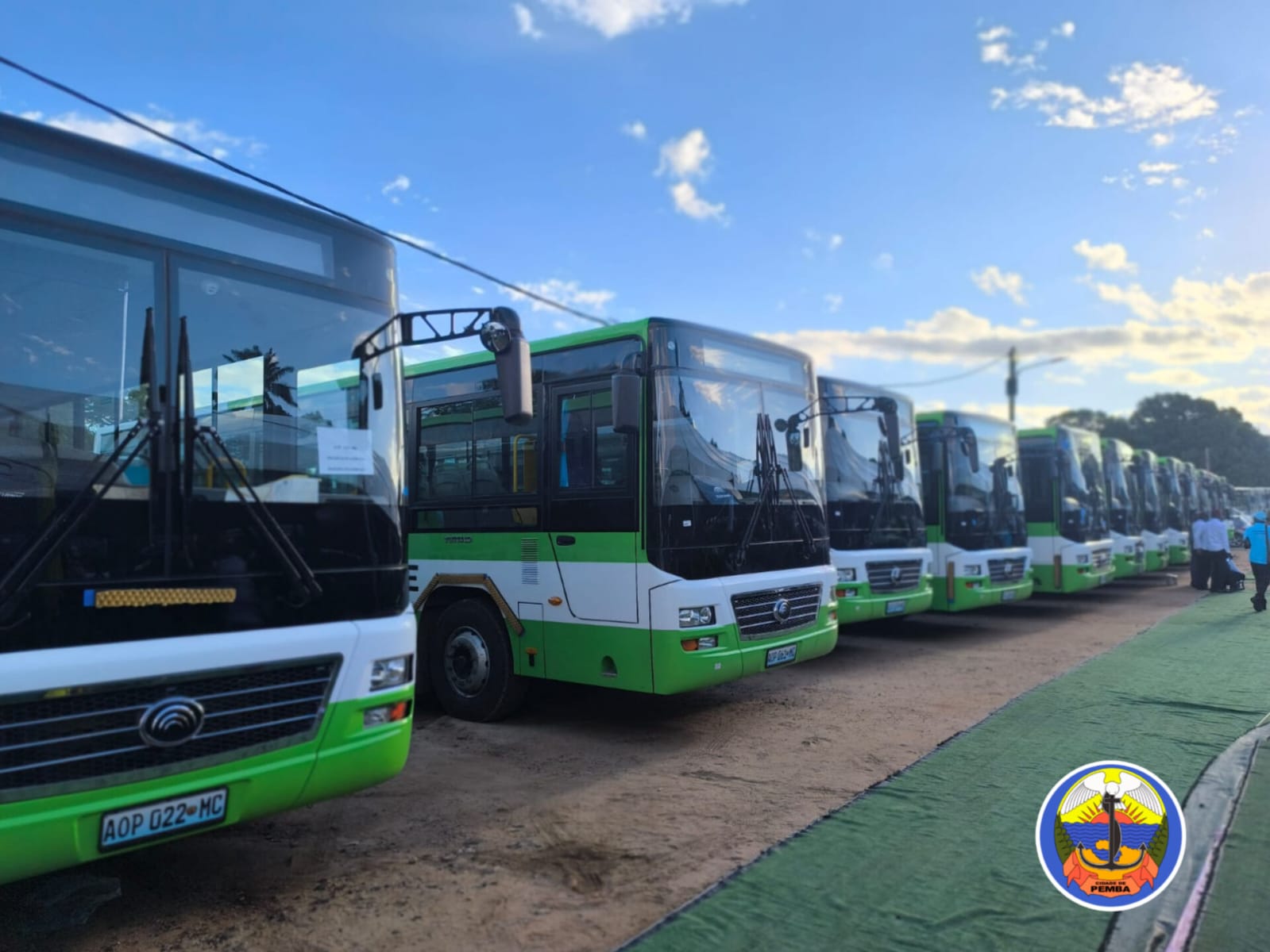 CMCP recebe novos autocarros para reforçar o transporte público em Pemba